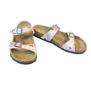 Birkenstock x Disney Minnie Mouse Pink Buckled Sydney Sandal Size 11 Women's